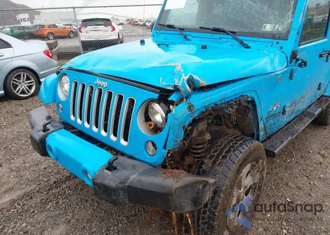 2017 Jeep Wrangler Unlimited Sahara 4X4 из США, поврежденный, VIN 1C4BJWEG2HL638212